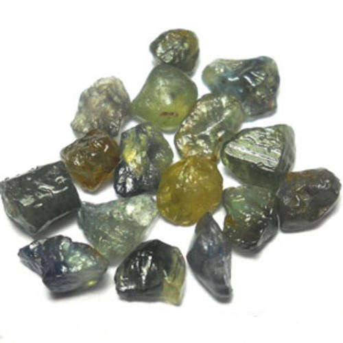 12.7 ct. UNHEATED NATURAL ROUGH GREEN SAPPHIRE - AUSTRALIA - 16 PIECES