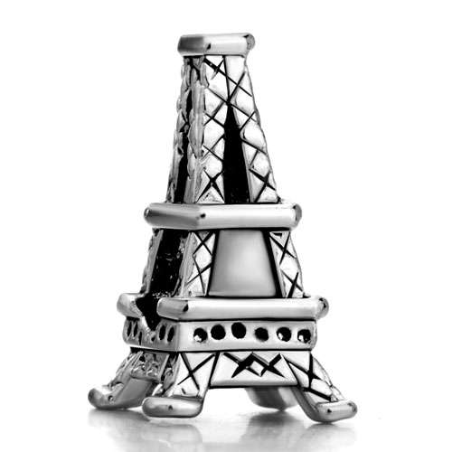 PUGSTER - SILVER - EIFFEL TOWER - CHARM BEAD