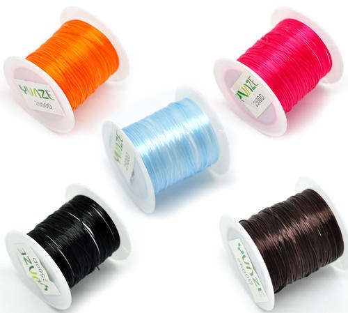CRYSTAL THREAD - ELASTIC STRETCH WIRE FOR BEADING - 1mm - 5 COLORS - CHOOSE YOUR COLOR