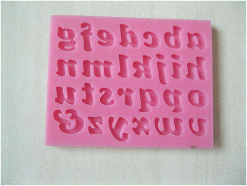 ***CLEARANCE SALE*** - 3D SILICONE MOLD - 26 LOWER ALPHA - LETTERS - SUGAR CRAFT - FONDANT - ICING