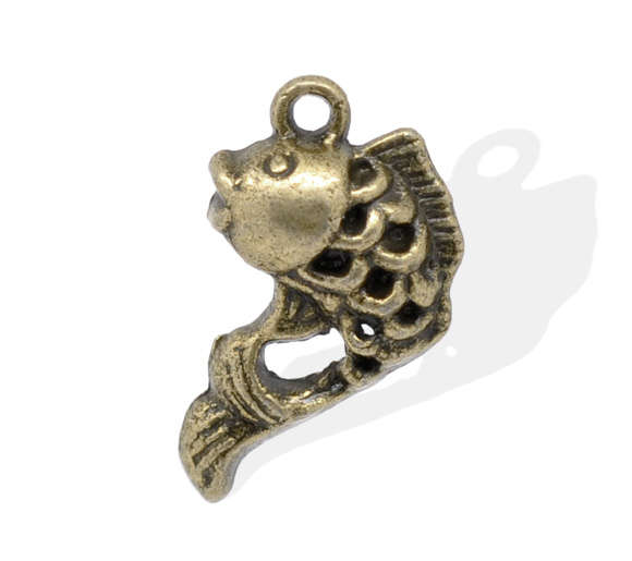 Fish Charms Bronze