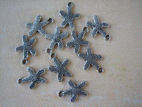Charms Antique Silver Starfish