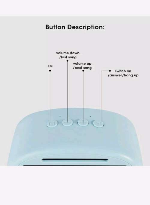 W2 Wireless Bluetooth Mini Speaker Outdoor Portable Subwoofer Audio Music Player