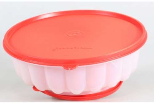 Tupperware jelly mould.