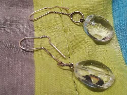 Sterling silver Thread earrings for sale