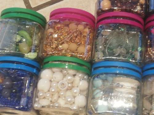 Bead jewelry making containers x 14 . Price is per container