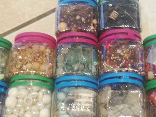 Bead jewelry making containers x 14 . Price is per container