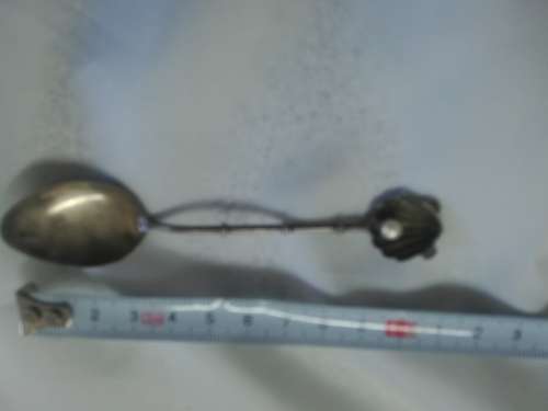 Sterling silver Tokyo teaspoon with pearl.