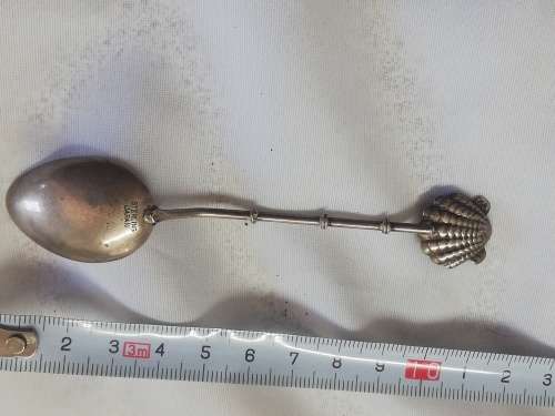 Sterling silver Tokyo teaspoon with pearl.