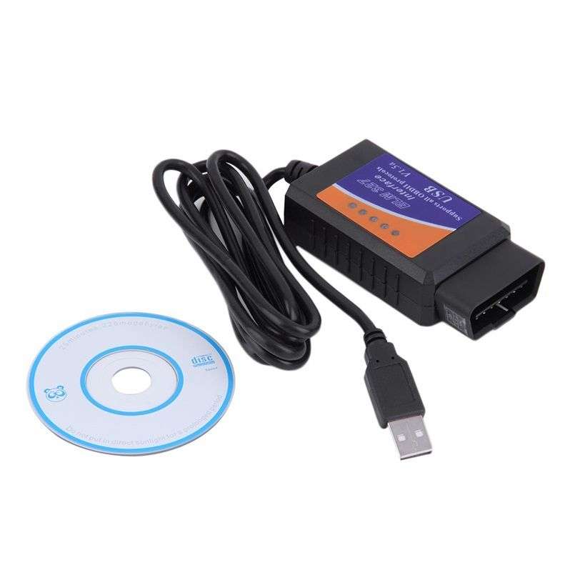 USB Cable OBD2 ELM327 Car Diagnostics Cable Auto Scan Scanner Tool Interface
