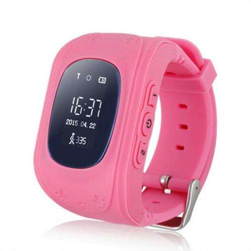 Q50 Kids Smart Watch Sima card slot GPS kids guard tracking Android / IOS - PINK