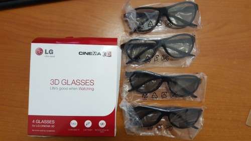 LG 3D GLASSES 4 PACK