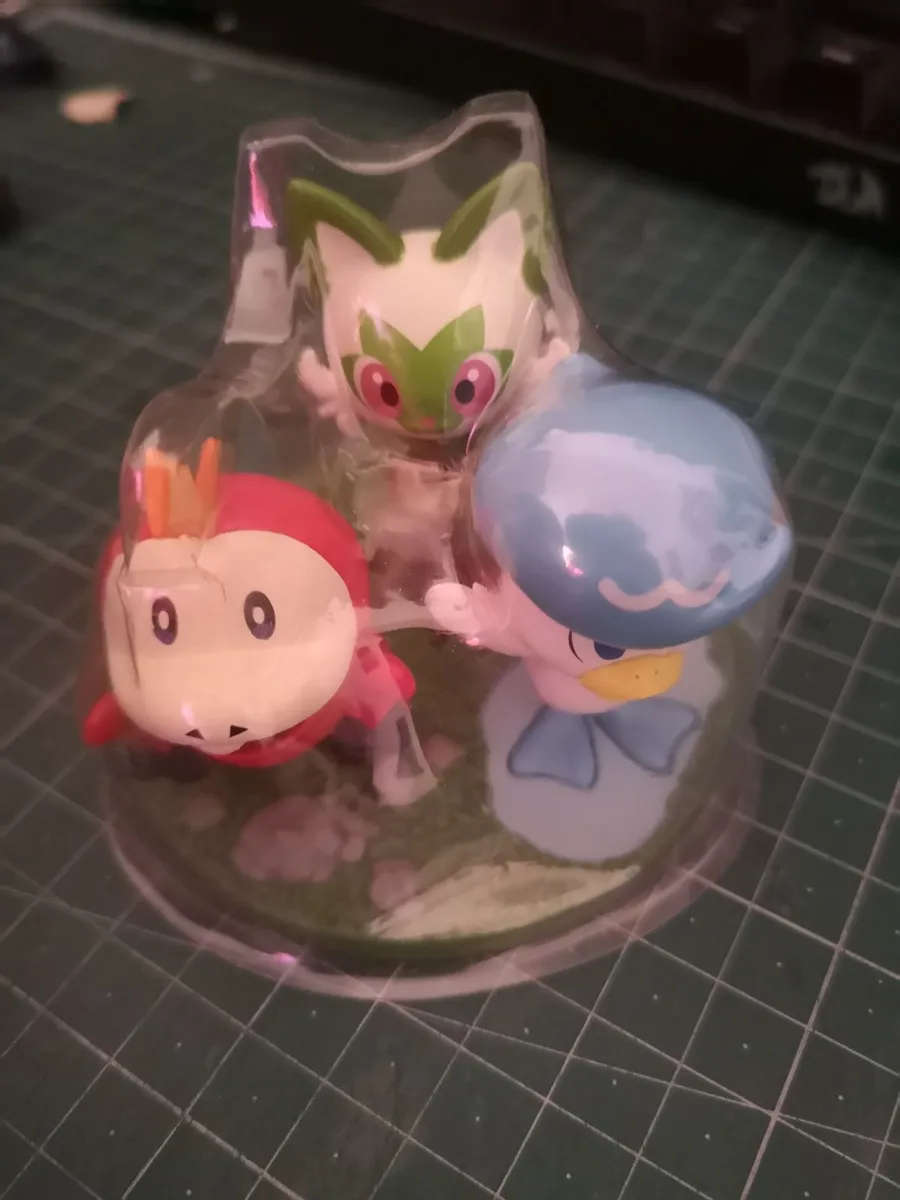 Pokemon Scarlet and Violet 3 Starters Figure