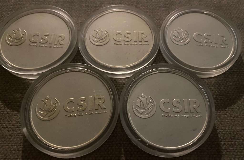 5 X SILVER CSIR ONE 1 Oz COINS