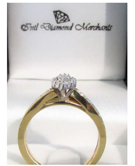**SUPER SPECIAL [R35258]** DESIGNER TWINSET [0.400ct] DIAMOND RING + BAND [YELLOW GOLD] - BUY SAFE