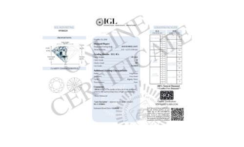 ***IGL CERTIFIED*** STUNNING 1.01ct "D" COLOUR SI2 CLARITY NATURAL DIAMOND