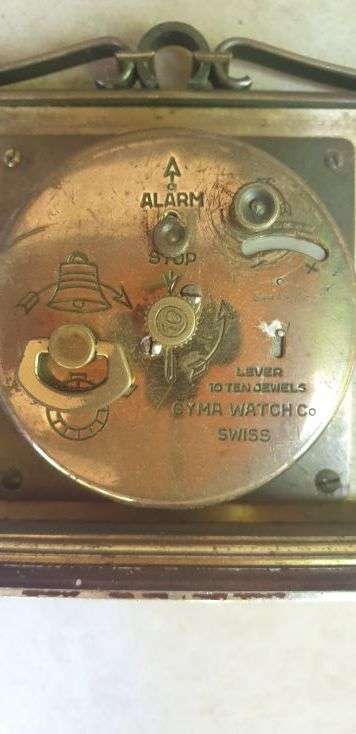 Cyma Amic clock and watches for resoration or spares (all non runners)