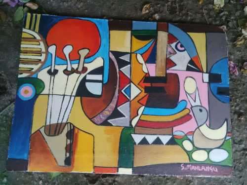 Speelman Mahlangu 1958-2004 (Mother and child "African nature")