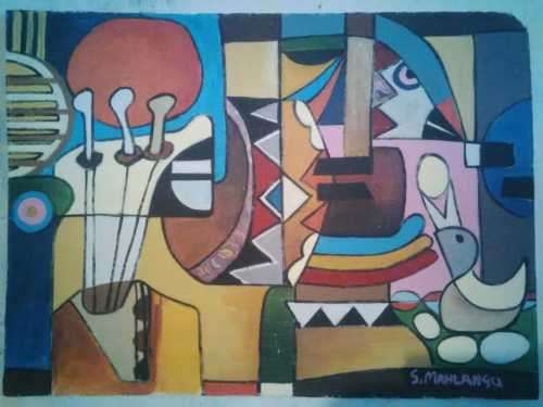 Speelman Mahlangu 1958-2004 (Mother and child "African nature")