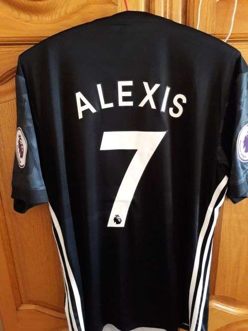 Manchester United Man Utd Away Alexis Jersey