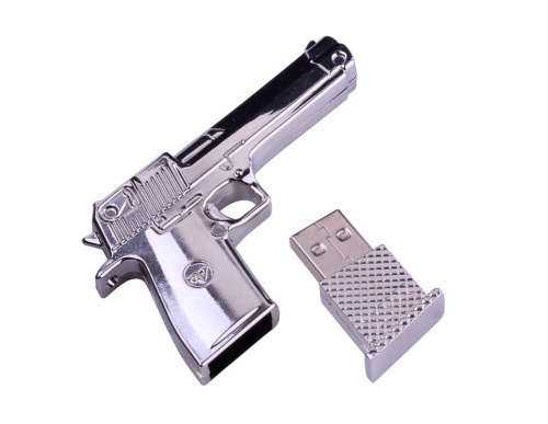 Metal Hand Gun 16GB USB Stick
