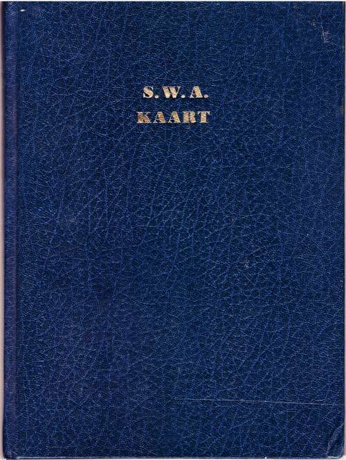 Suidwes-Afrika Afbakenings Kaart-Boek (UNIEKE Eksemplaar).