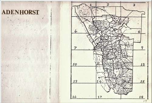 Suidwes-Afrika Afbakenings Kaart-Boek (UNIEKE Eksemplaar).