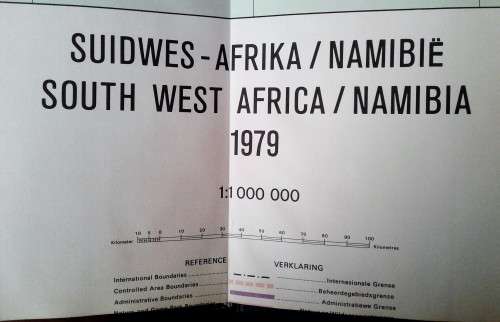 Suidwes-Afrika Afbakenings Kaart-Boek (UNIEKE Eksemplaar).