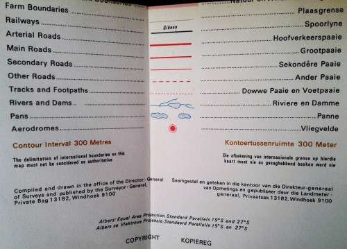 Suidwes-Afrika Afbakenings Kaart-Boek (UNIEKE Eksemplaar).