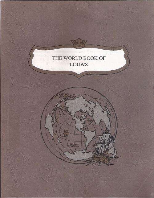 THE WORLD BOOK OF LOUWS - GENEALOGY.