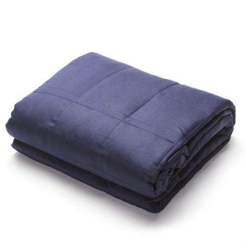 Therapeutic Full Size Bed Gravity Weighted Blanket 9kg  Grey