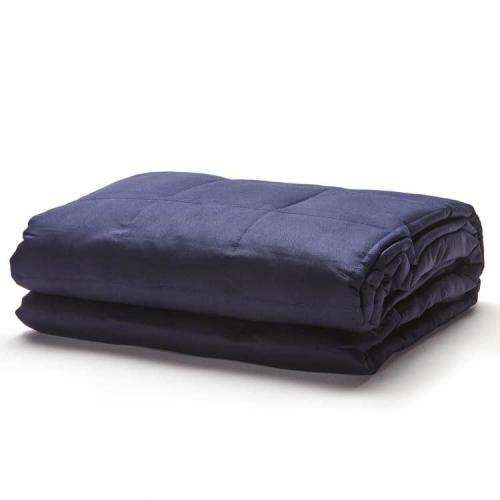 Therapeutic Full Size Bed Gravity Weighted Blanket 9kg  Grey