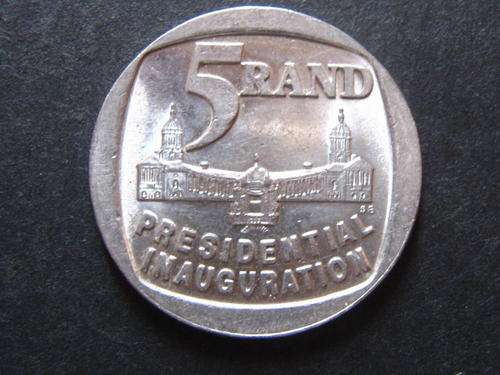 1994  INAUGERATION R5 COINS IN ZIP-LOCK BAGS