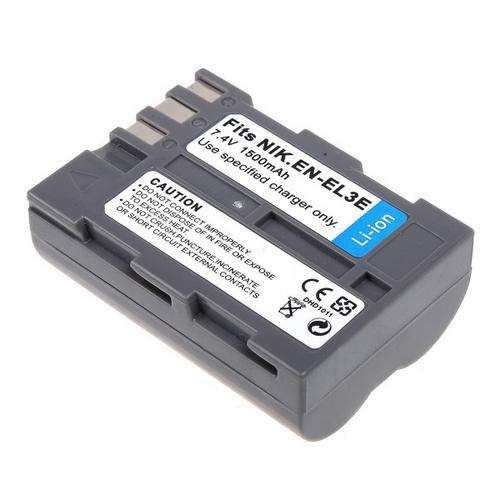 EN-EL3e Camera Li-ion Battery 7.4V 1500mAh for Nikon D90 D80 D700 D900