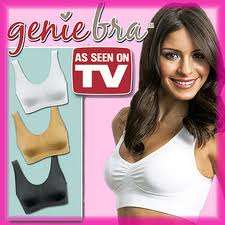 GENIE BRA AS SEEN ON TV SHIPS FREE TODAY! BRAND NEW! WITH REMOVEABLE PADS!