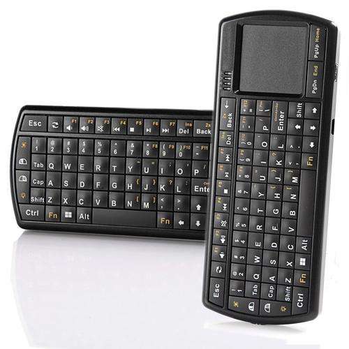 Bluetooth Wireless Mini Keyboard Mouse Touchpad with Flashlight for PC Phone