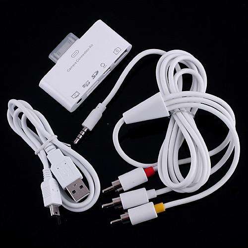 5in1 Camera Keyboard Connection Kit Card Slot For iPad