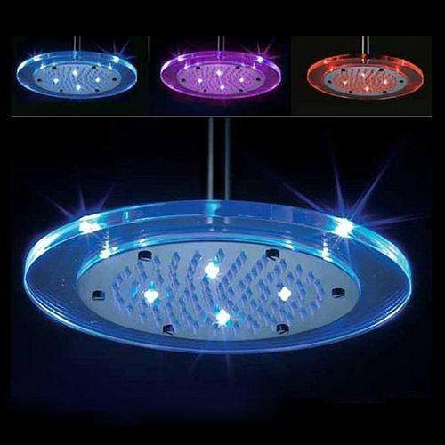 Automatic Temperature Sensor LED Shower Head 7 Colors Changing Bathroom Glow