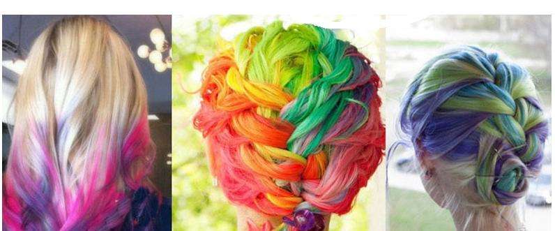 24 Color Hair Extension Chalk Non-toxic Temporary Salon Kit Pastel With Box