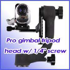 Pro BK-45 Gimbal Tripod Head Specialized 1/4" Screw For Telephoto Lens Camera