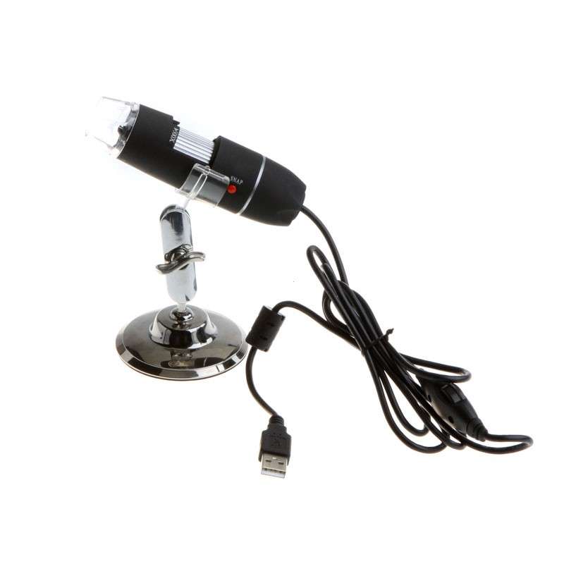 500X 8LED USB Digital Microscope Endoscope Magnifier Camera Black H8661