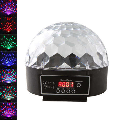 Digital LED RGB Crystal Magic Ball Effect Light DMX Disco DJ Stage Lighting H8732