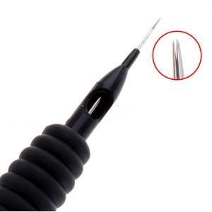 10 Pcs Disposable Tattoo Needle and Tube 3/4" 19mm Grip 5RL H8553