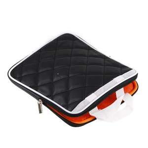 High Grade Soft Leather Skin Cover Bag iPad Black Carrying Straps C1018B