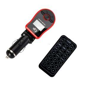 Mini Rotatable LCD Car MP3 Player Wireless FM Transmitter USB Disk SD MMC TF with Remote K929