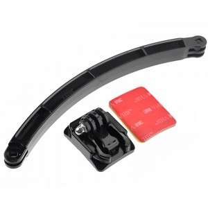 Helmet Extension Self Photo Arm Kit + Curved Adhesive Mount for GoPro Hero 3+ 3 2 1 ST-91 d993