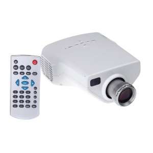 Mini 1080P HD Multimedia LED Projector Home Cinema AV TV VGA USB HDMI TF Video White v638