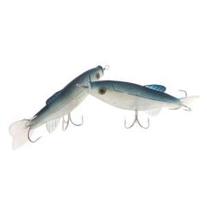 2pcs Soft Baits Fake Artificial Lures Fishing Tackle with Hooks H10681