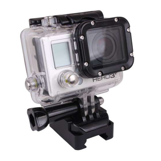 20mm Gun Rail Mount Center Mount Picatinny Weaver Side for Gopro 1 2 3 d1362