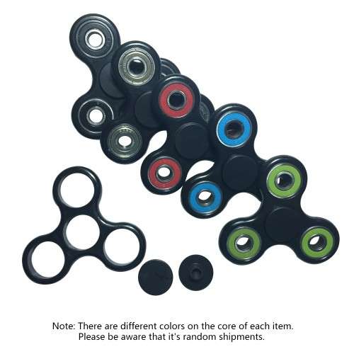 Tri Fidget Hand Finger Spinner Spin Widget Focus Toy EDC Pocket Desktoy Triangle Plastic Gift for AD